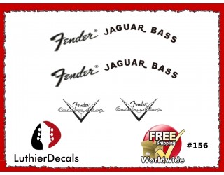 Fender Jaguar Bass Guitar Decal #156